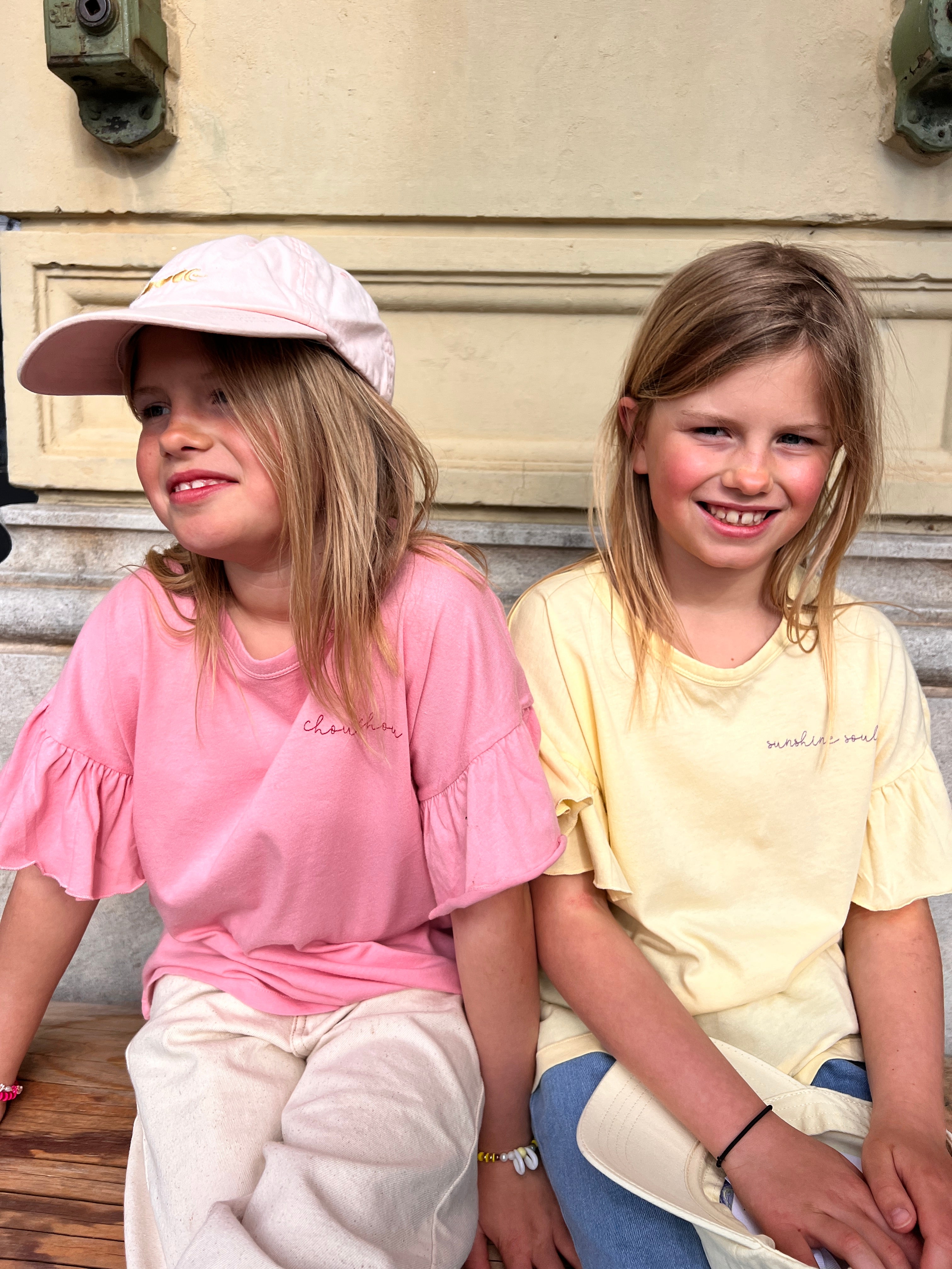 Ella and Rapha Sunshine Soul t-shirt gialla 1-2 anni cotone