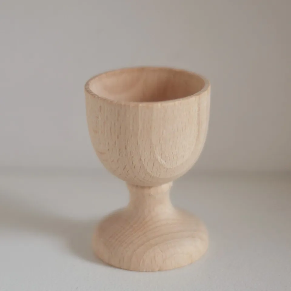 Porta uovo legno materiale euristico gioco neonati