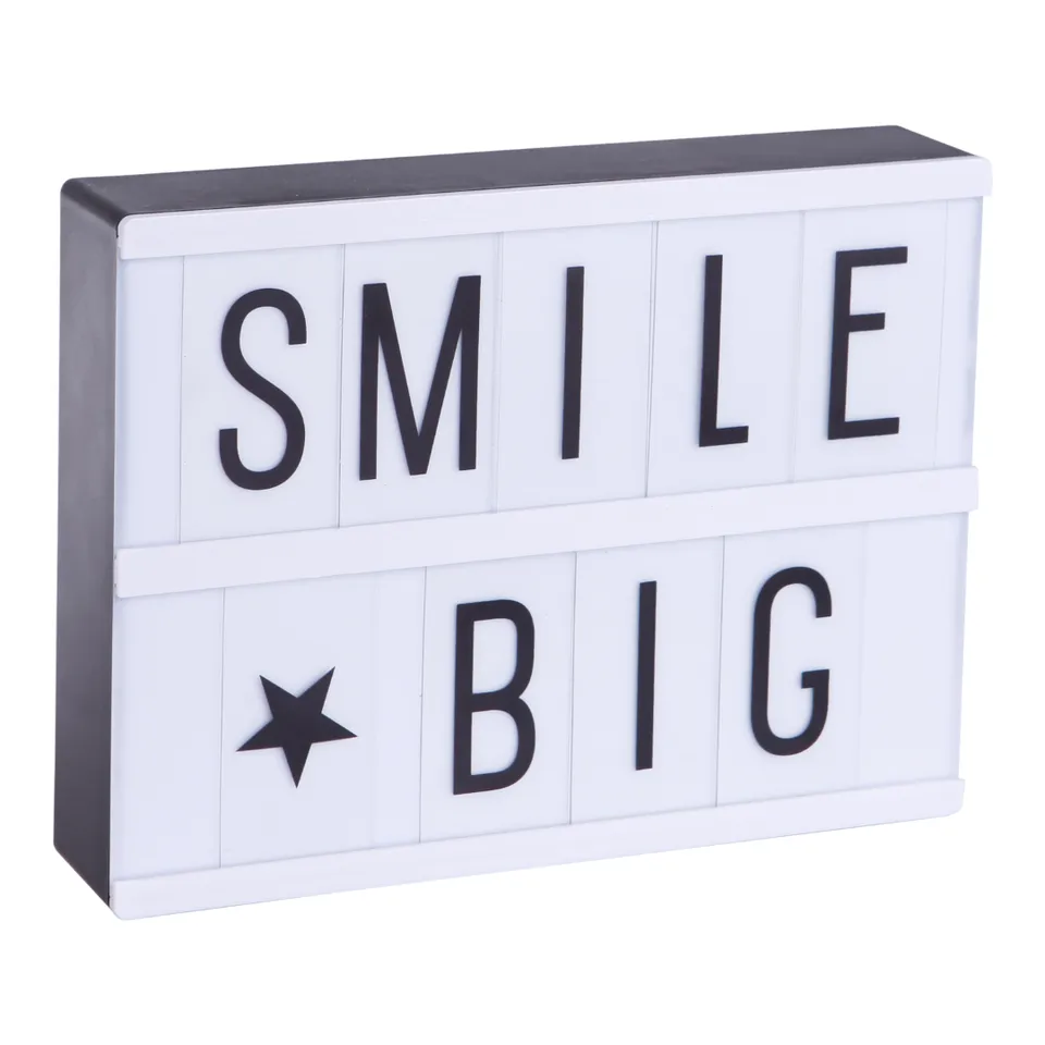 Little Lovely Company Lightbox Mini A5 lampada nera