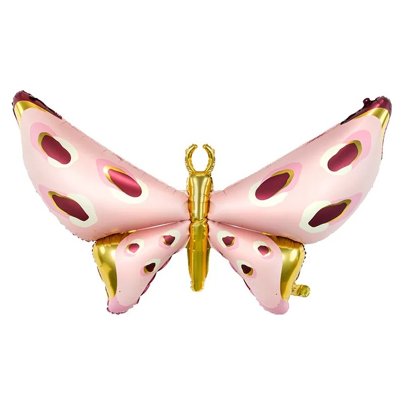 Party Deco farfalla rosa palloncino in lamina 110 cm