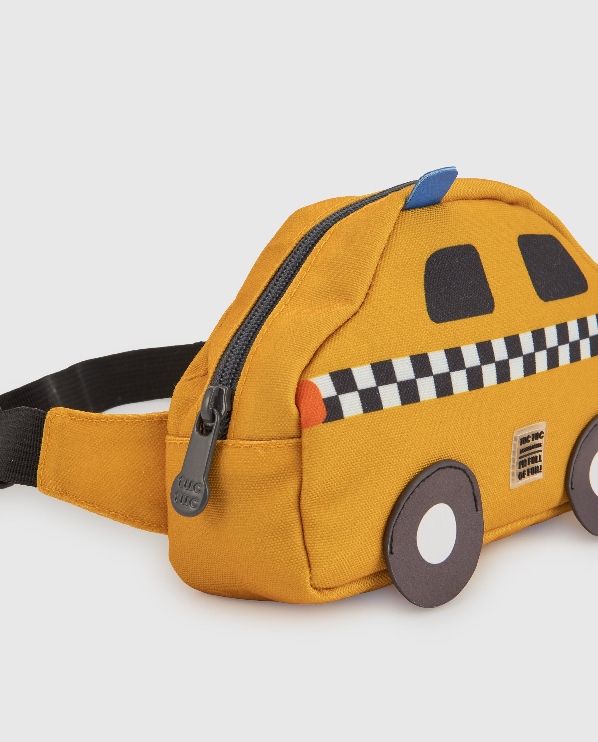 Tuc Tuc borsello bambino tracolla taxi giallo