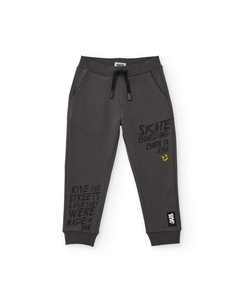 Tuc Tuc Dark Legend pantalone bimbo grigio in felpa