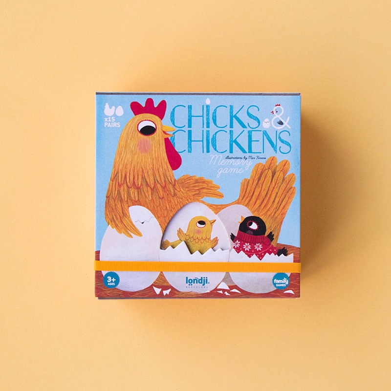Londji Chicks & Chickens memo 30 carte galline