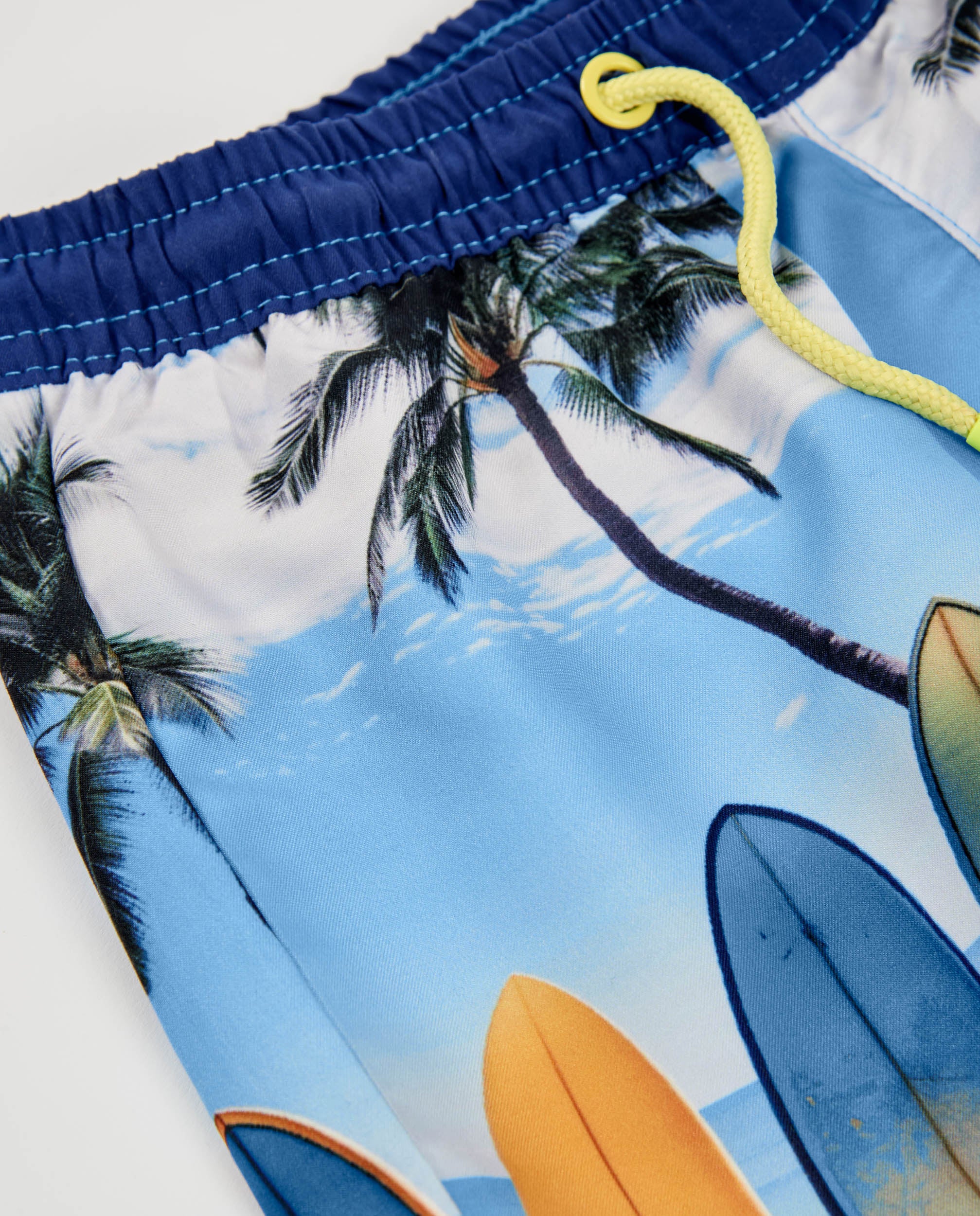 Tuc Tuc boxer mare bambino blu stampa surf