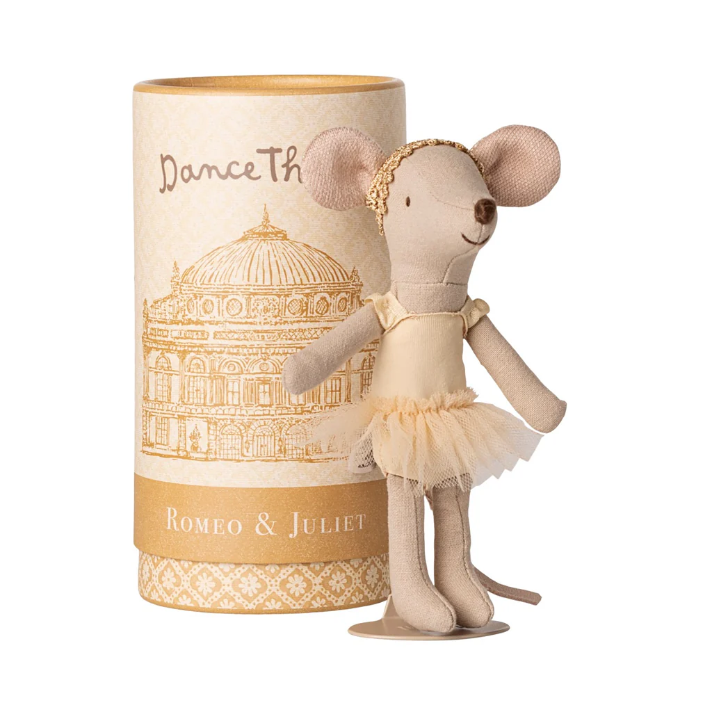 Maileg Big Sister Ballerina topolino pupazzo 13 cm ecrù