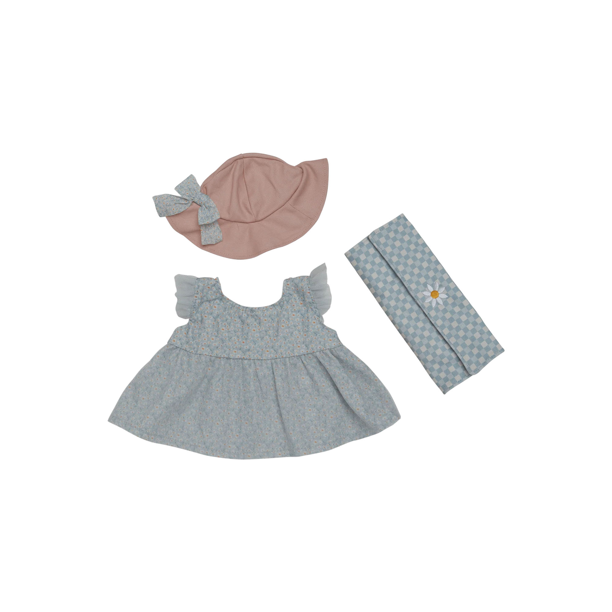 OlliElla Dinkum Dolls Petal Picnic Outfit vestito fiori