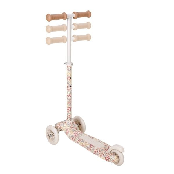 Little Dutch monopattino 3 ruote bianco fiori 2-6 anni