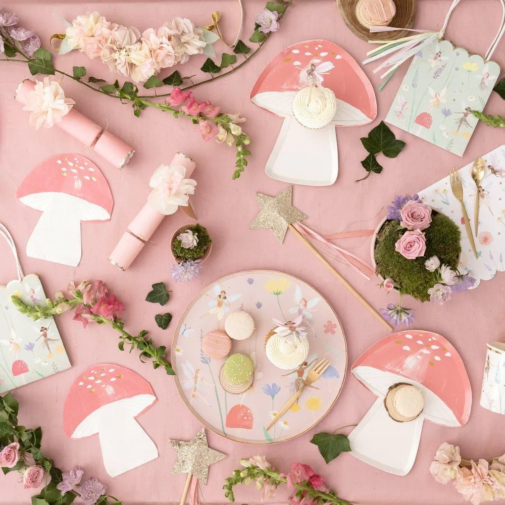 Meri Meri Fairy Dinner piatti carta 8 pz 27 cm