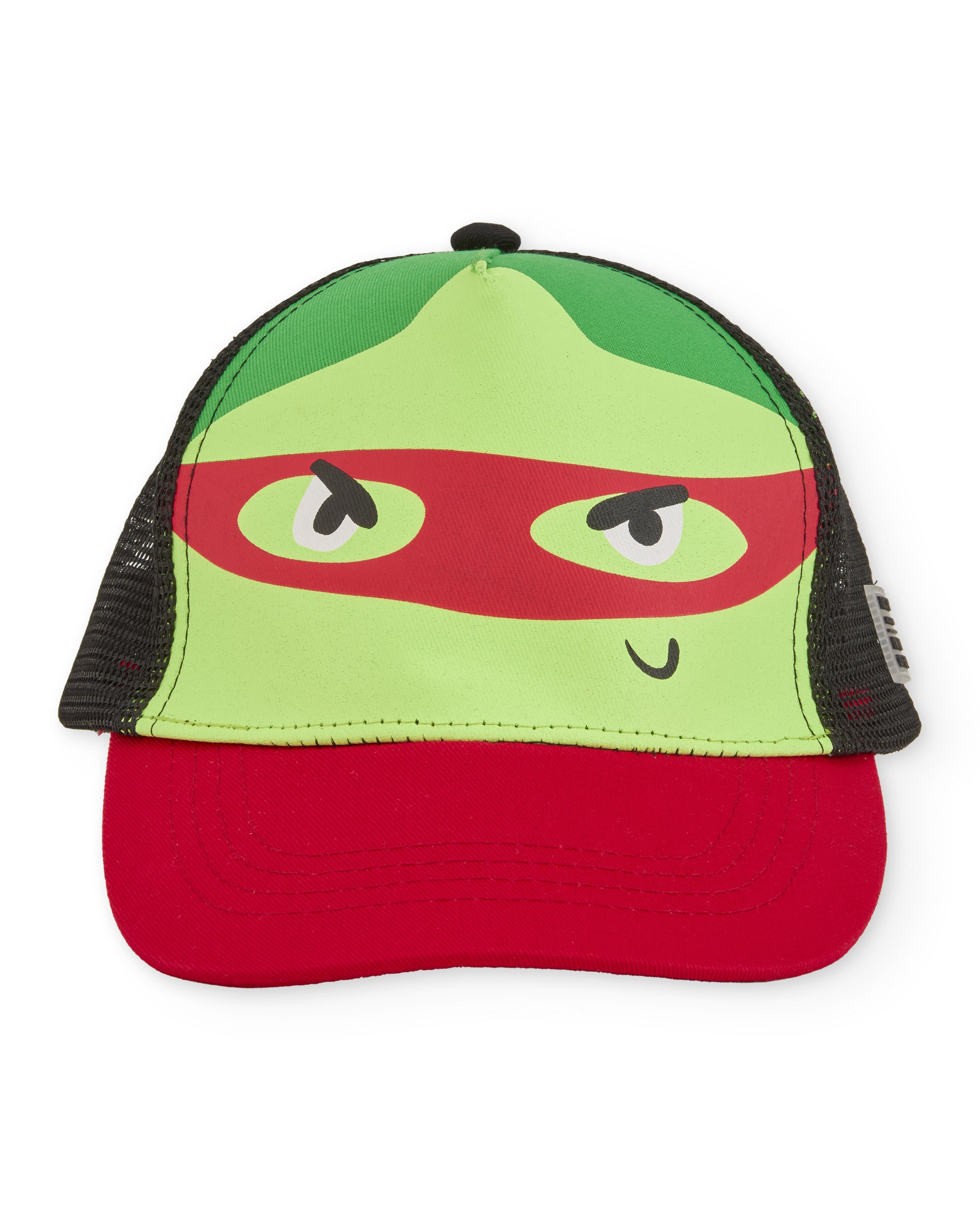 Tuc Tuc cappello bambino con visiera verde maschera