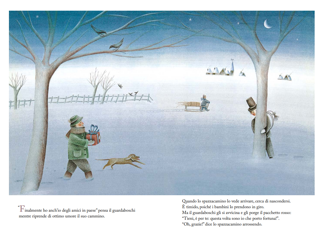 Arka Il pacchetto rosso libro illustrato Natale da 4 anni