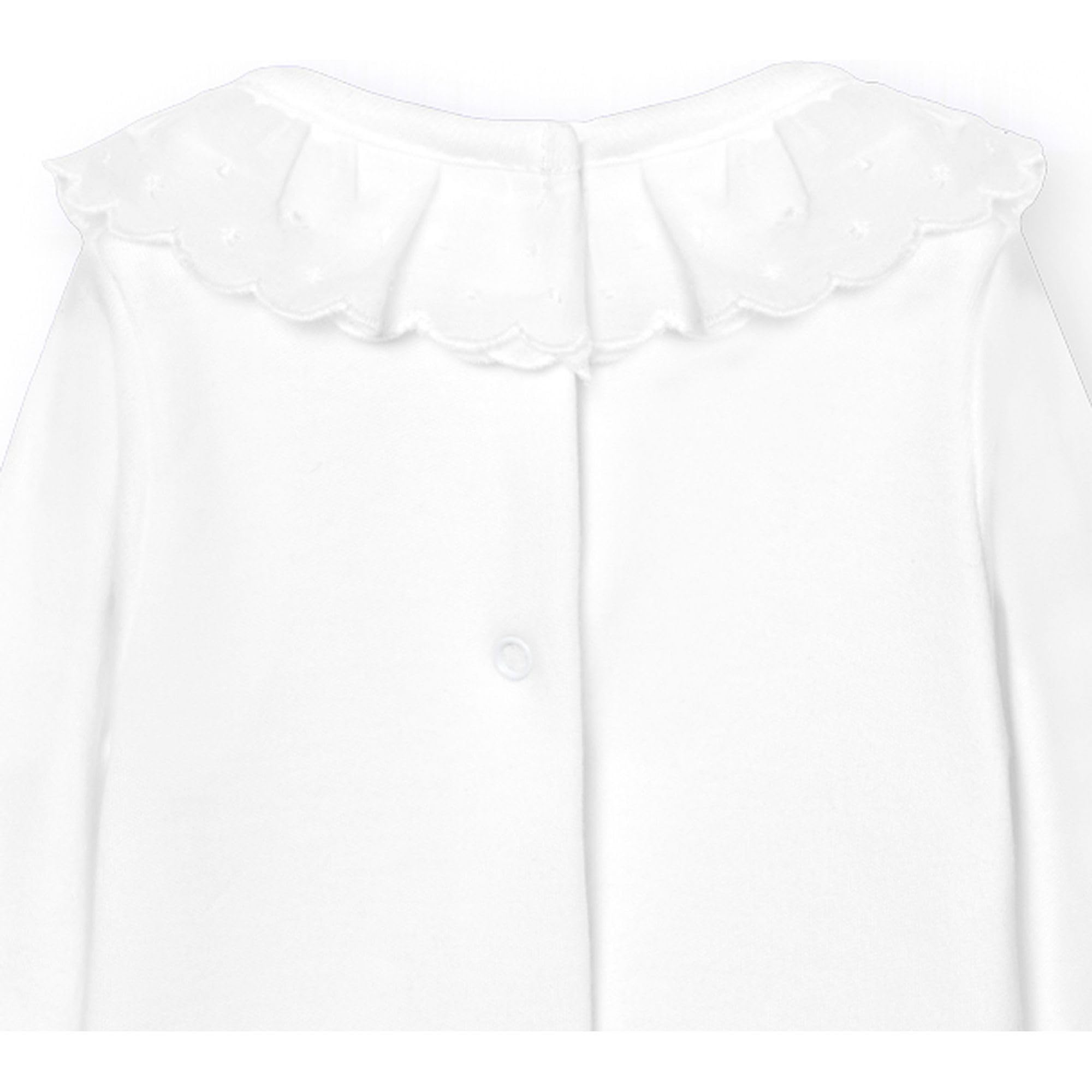 Babidu 1199 body maniche lunghe bianco 0-3 mesi pizzo
