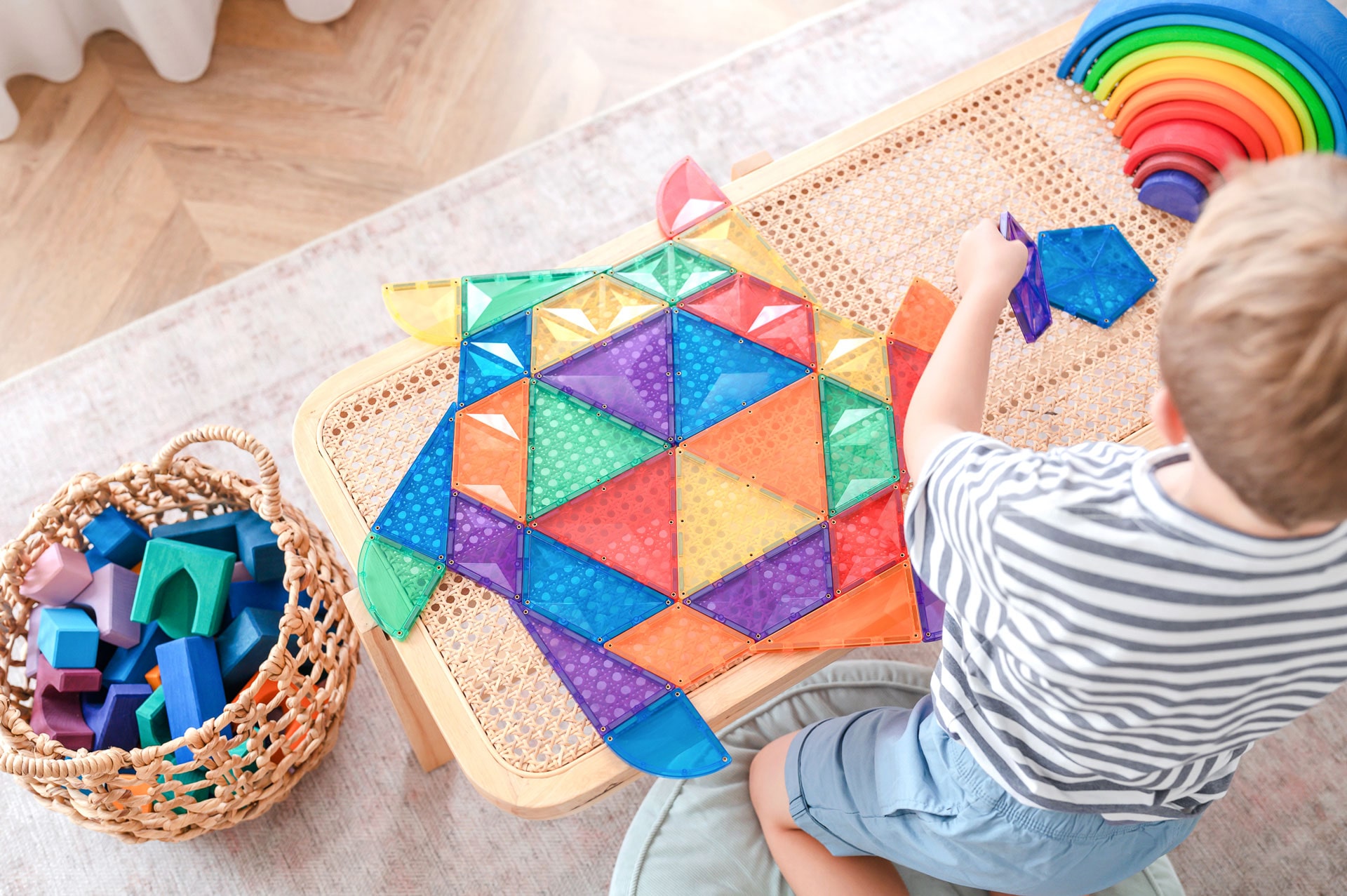 Connetix Rainbow Shape Expansion costruzioni magnetiche 36 pezzi