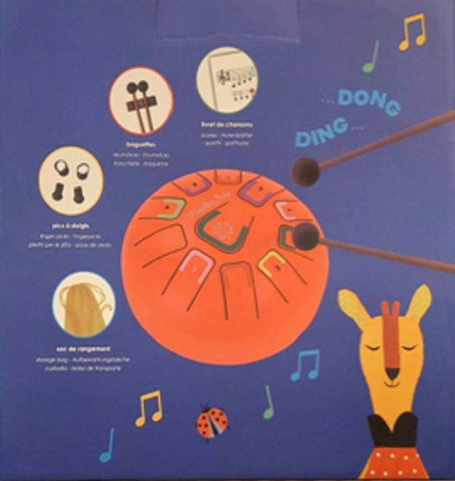 Moulin Roty Les Popipop Tongue Drum Tamburo 11 Note
