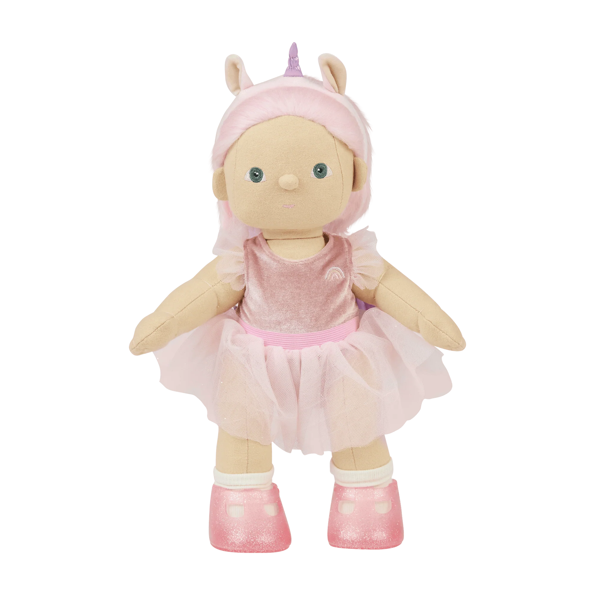 OlliElla Dinkum Dolls Pixie bambola in cotone unicorno