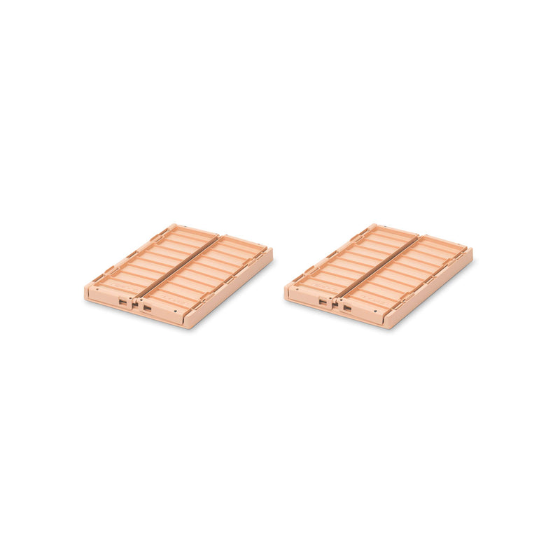 Liewood Weston S contenitori impilabili 2 pezzi rosa