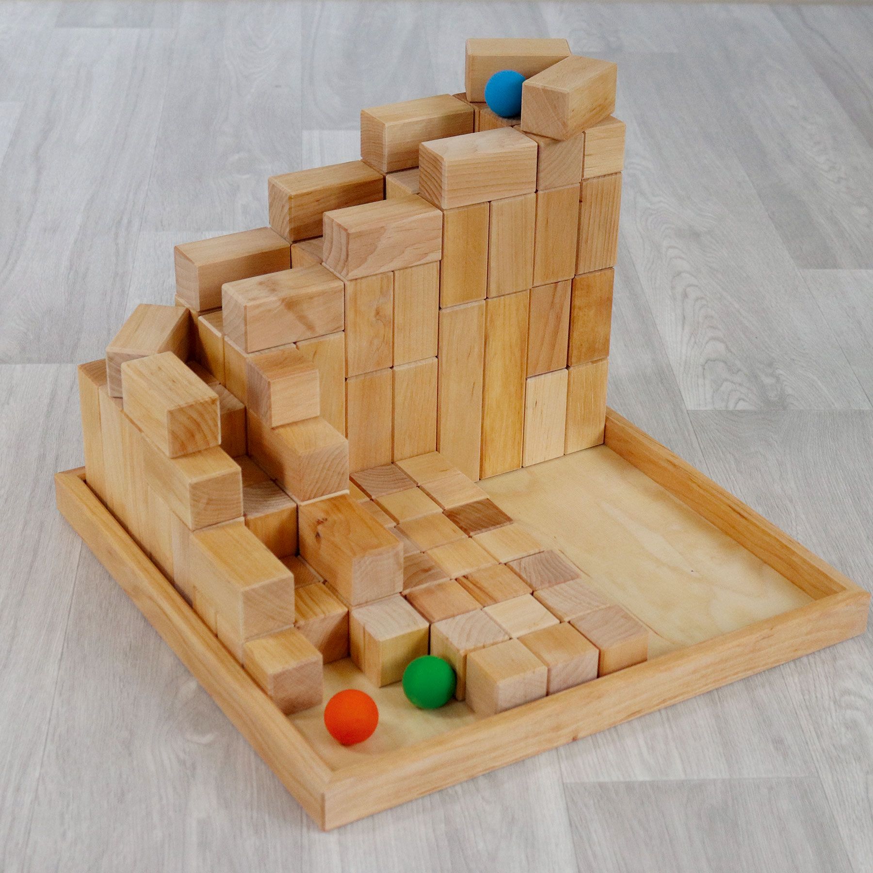 Grimm's Large Stepped Pyramid set costruzioni naturale 100 pezzi