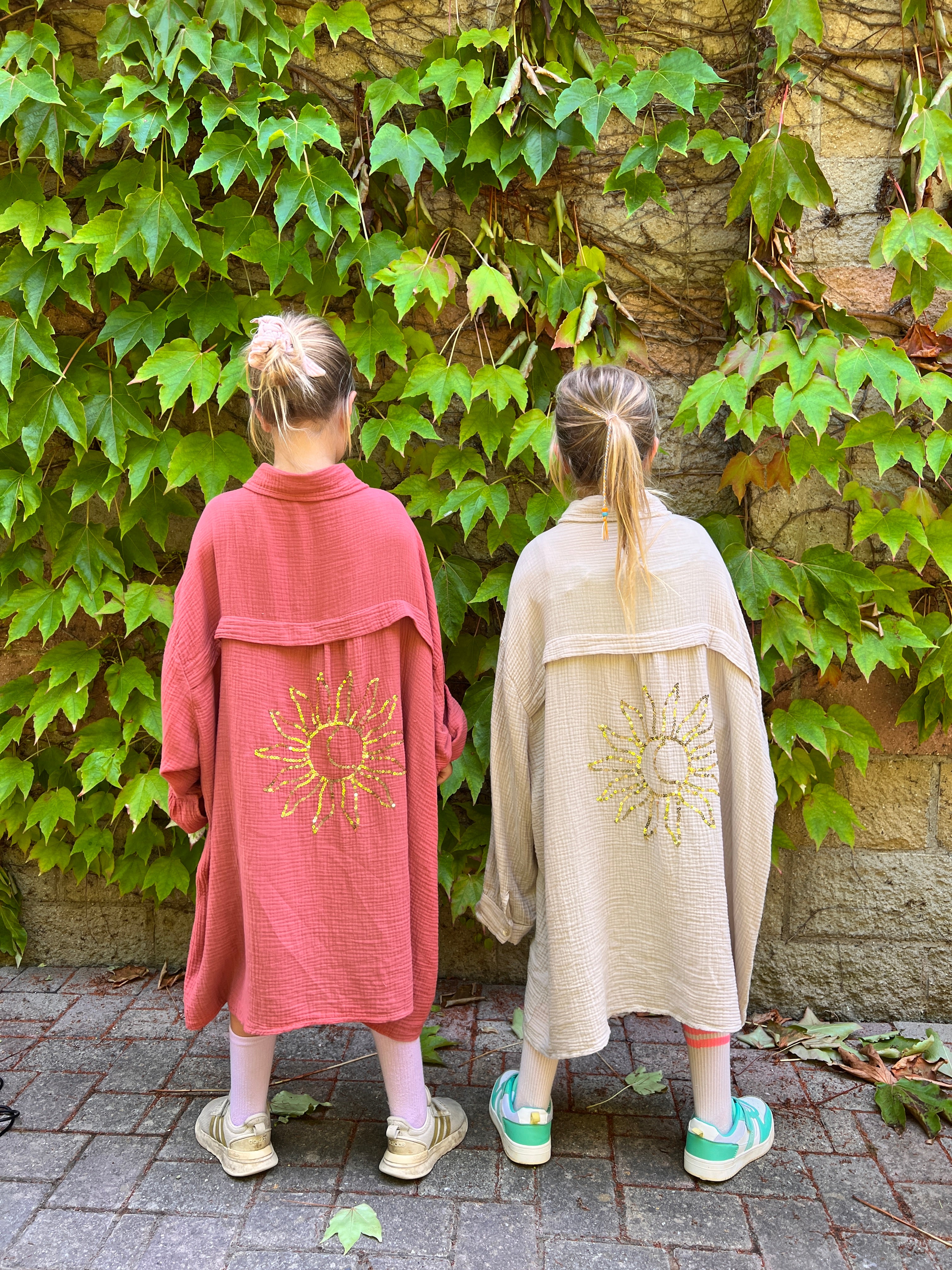 Ella and Rapha Aliyah Sun camicia terracotta leggera