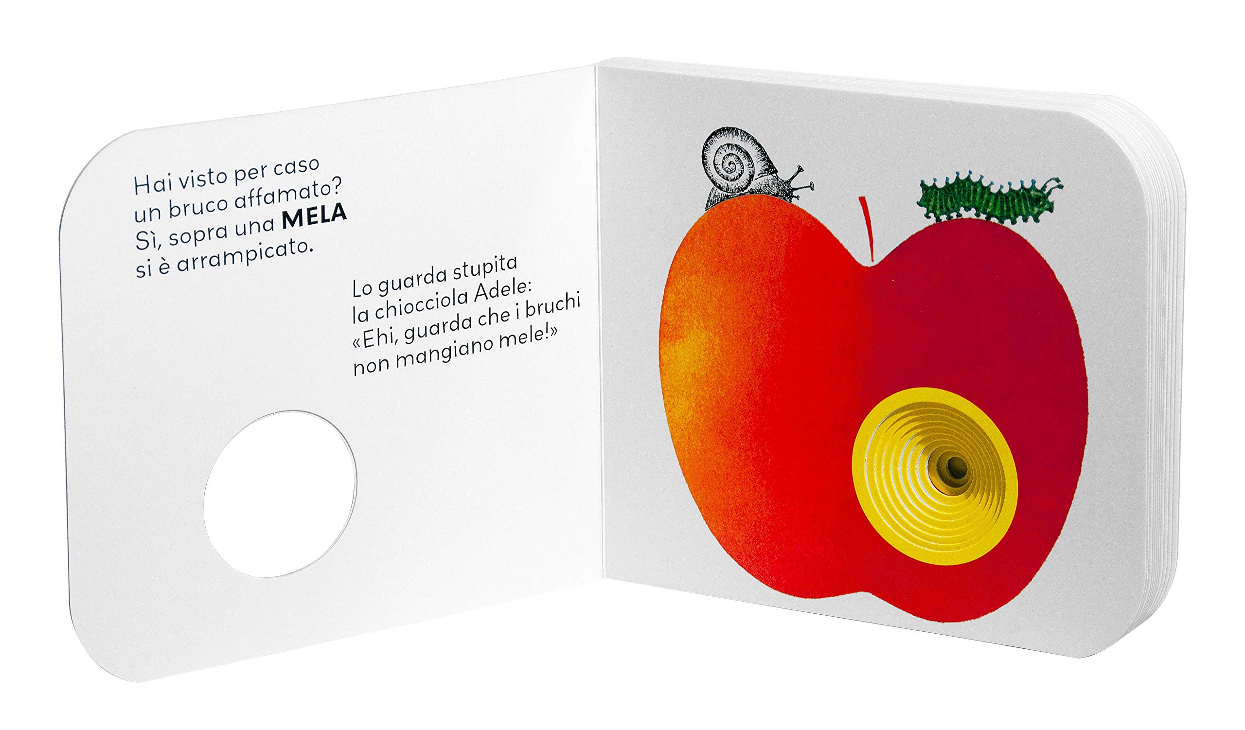 La Coccinella Brucoverde Libro cartonato con buchi