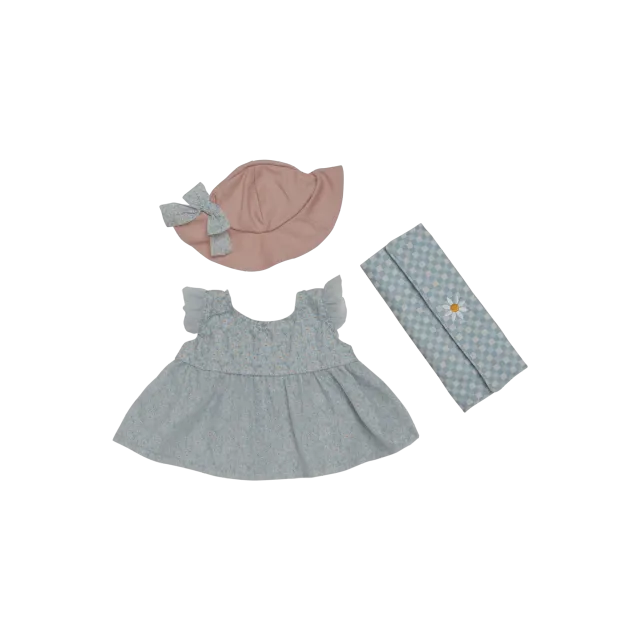 OlliElla Dinkum Dolls Petal Picnic Outfit vestito fiori