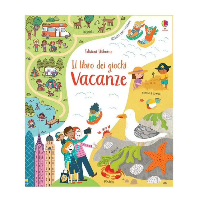 Usborne Vacanze libro giochi 64 pagine copertina rigida