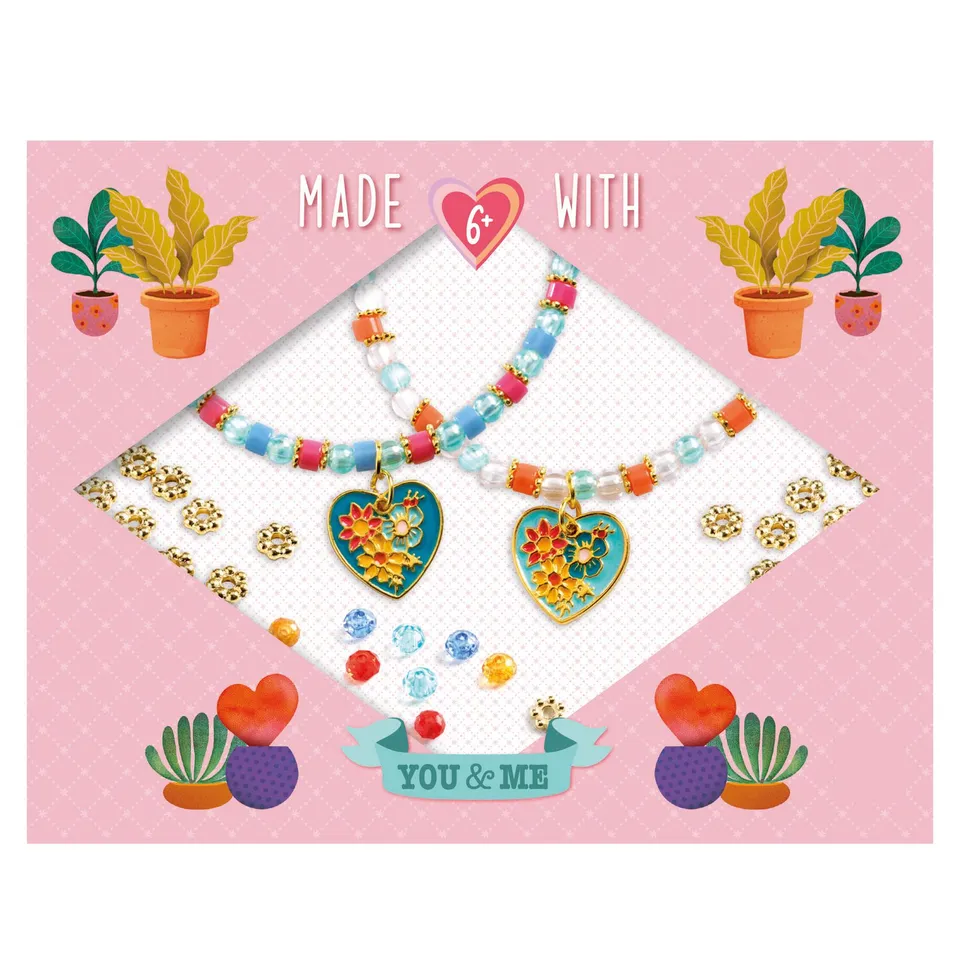 Djeco you&me Heart mini kit 2 braccialetti