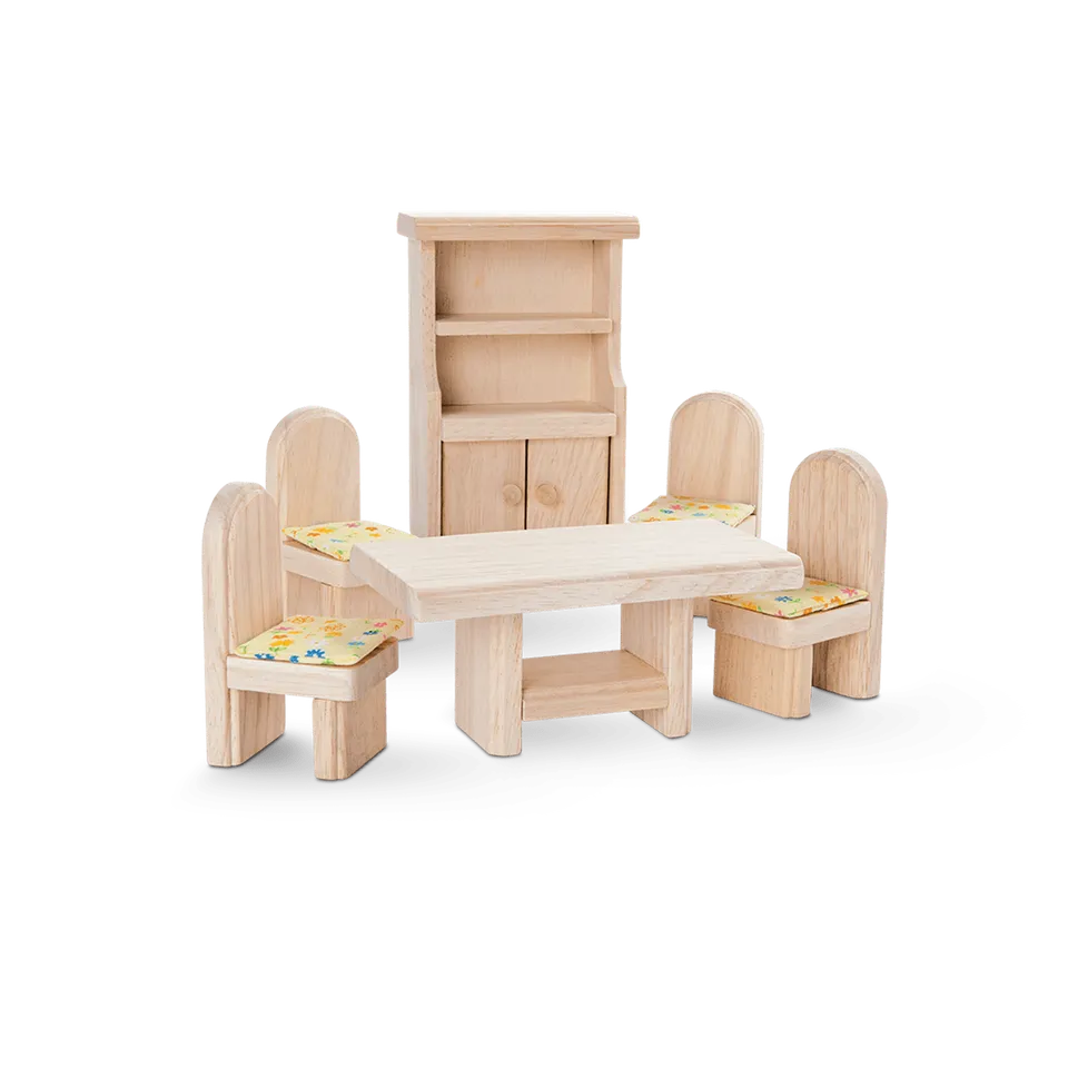 Plan Toys Sala da pranzo arredi casa bambole legno