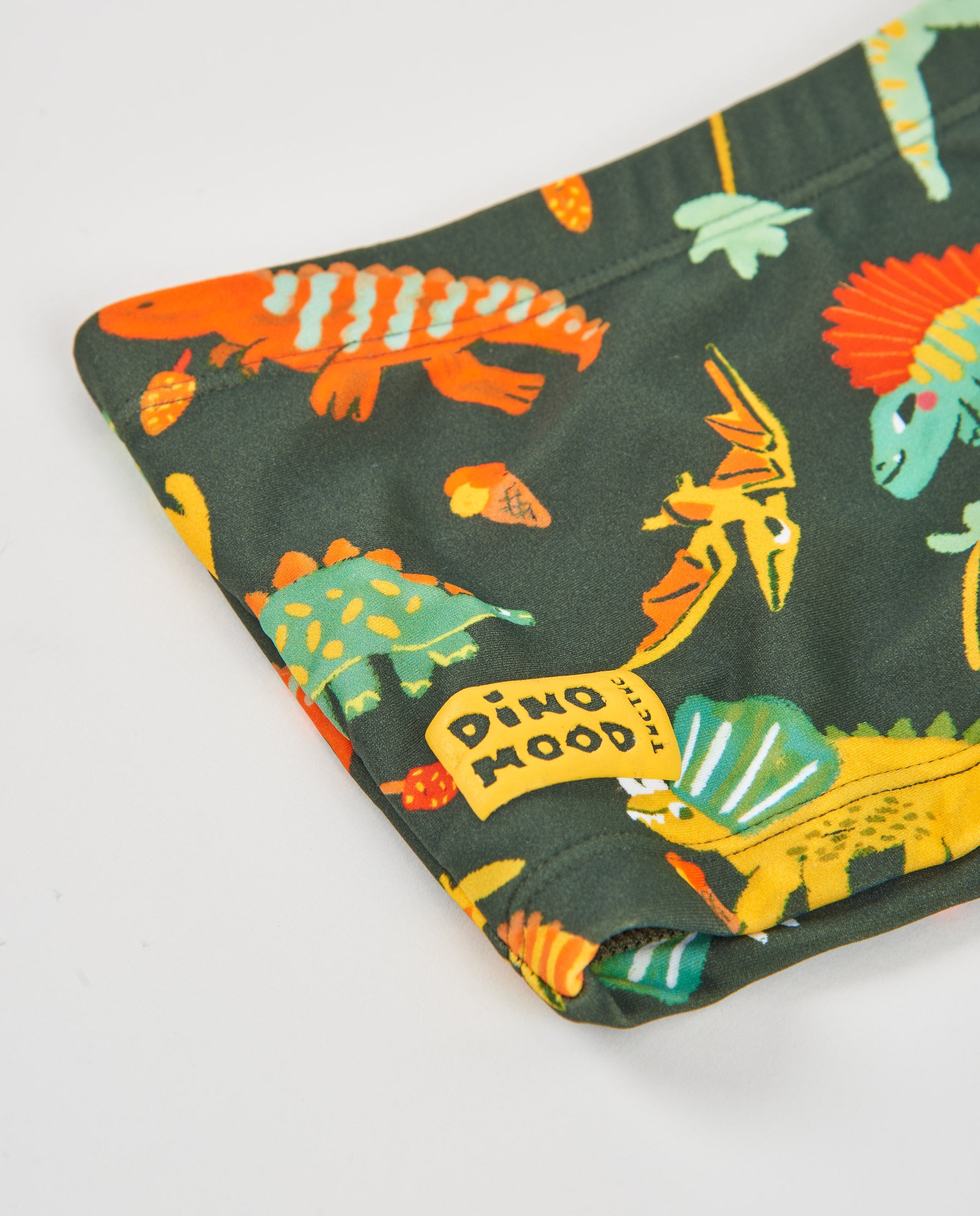 Tuc tuc boxer mare bambino verde stampa dinosauri