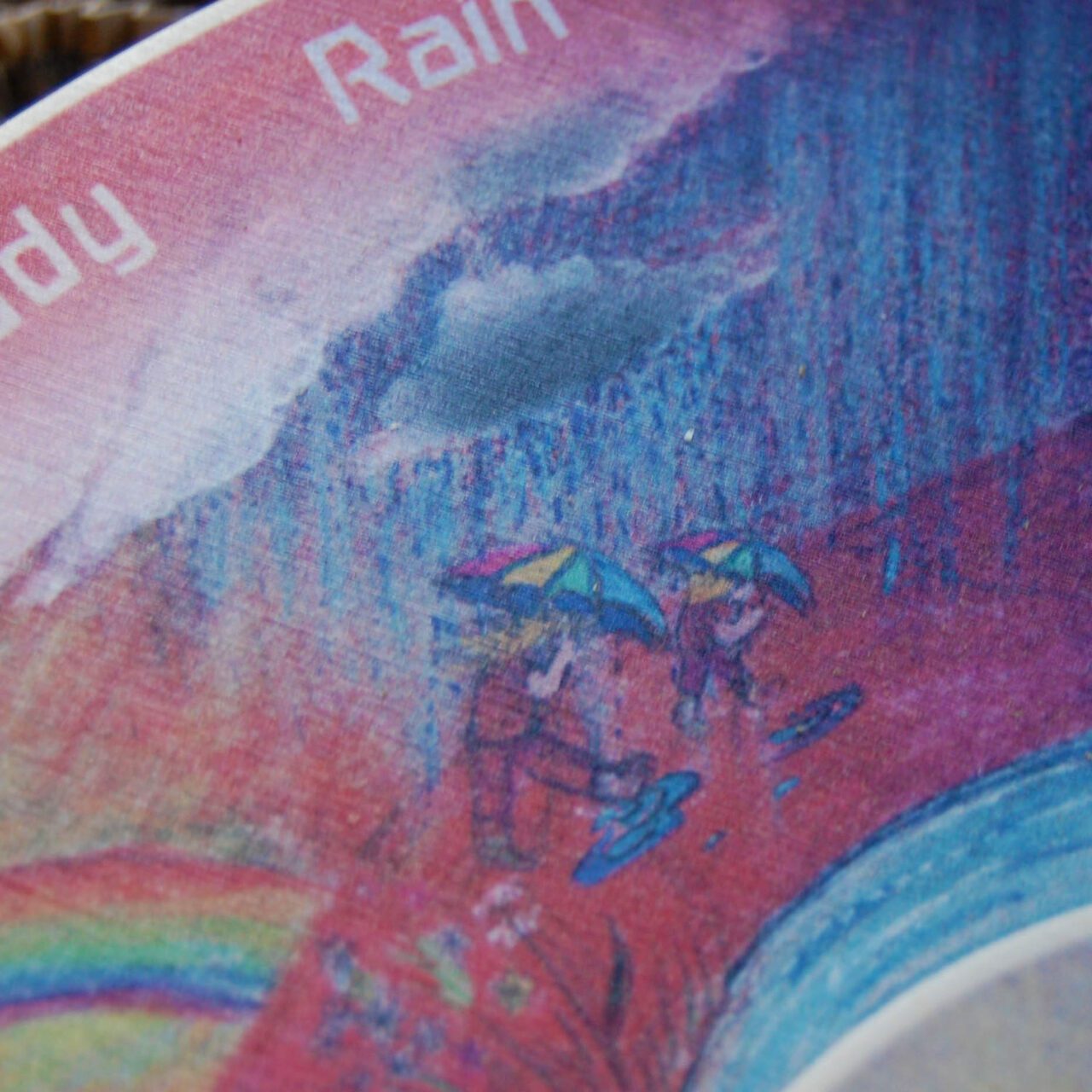 Wilded Family Ruota Meteo tavola legno senza plastica
