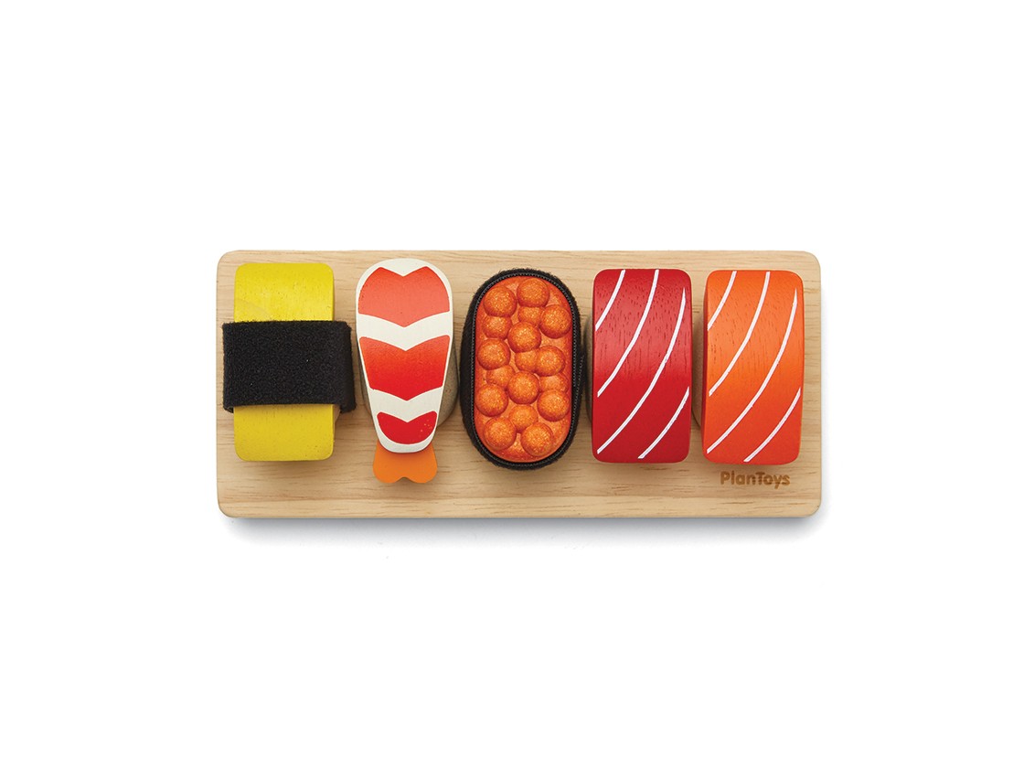 PlanToys Sushi Set gioco simbolico in legno