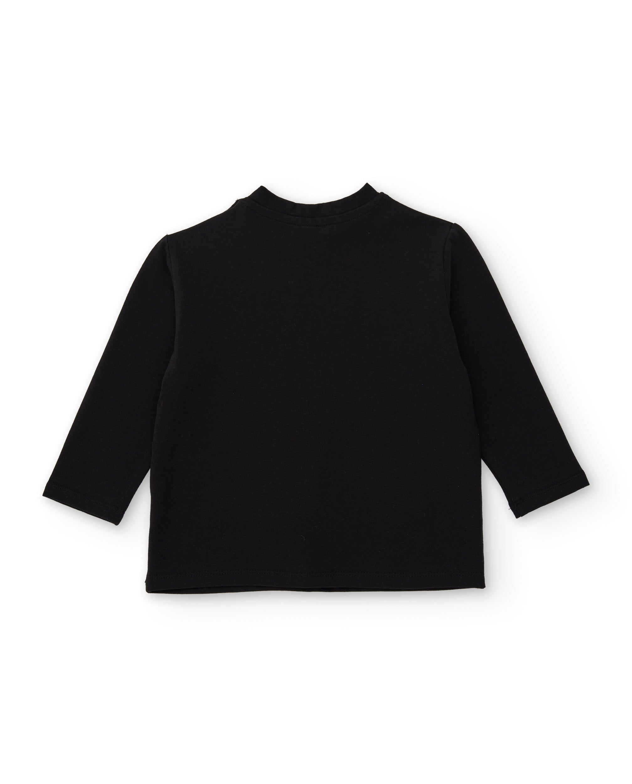 Tuc Tuc t-shirt bambina nera maniche lunghe cotone