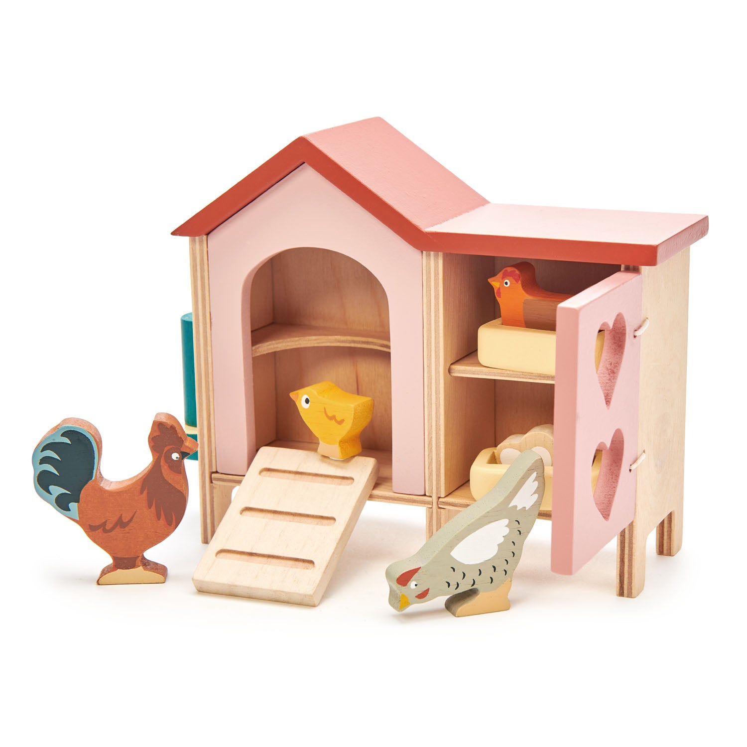 Tender Leaf Chicken Coop pollaio legno 5 pezzi fattoria
