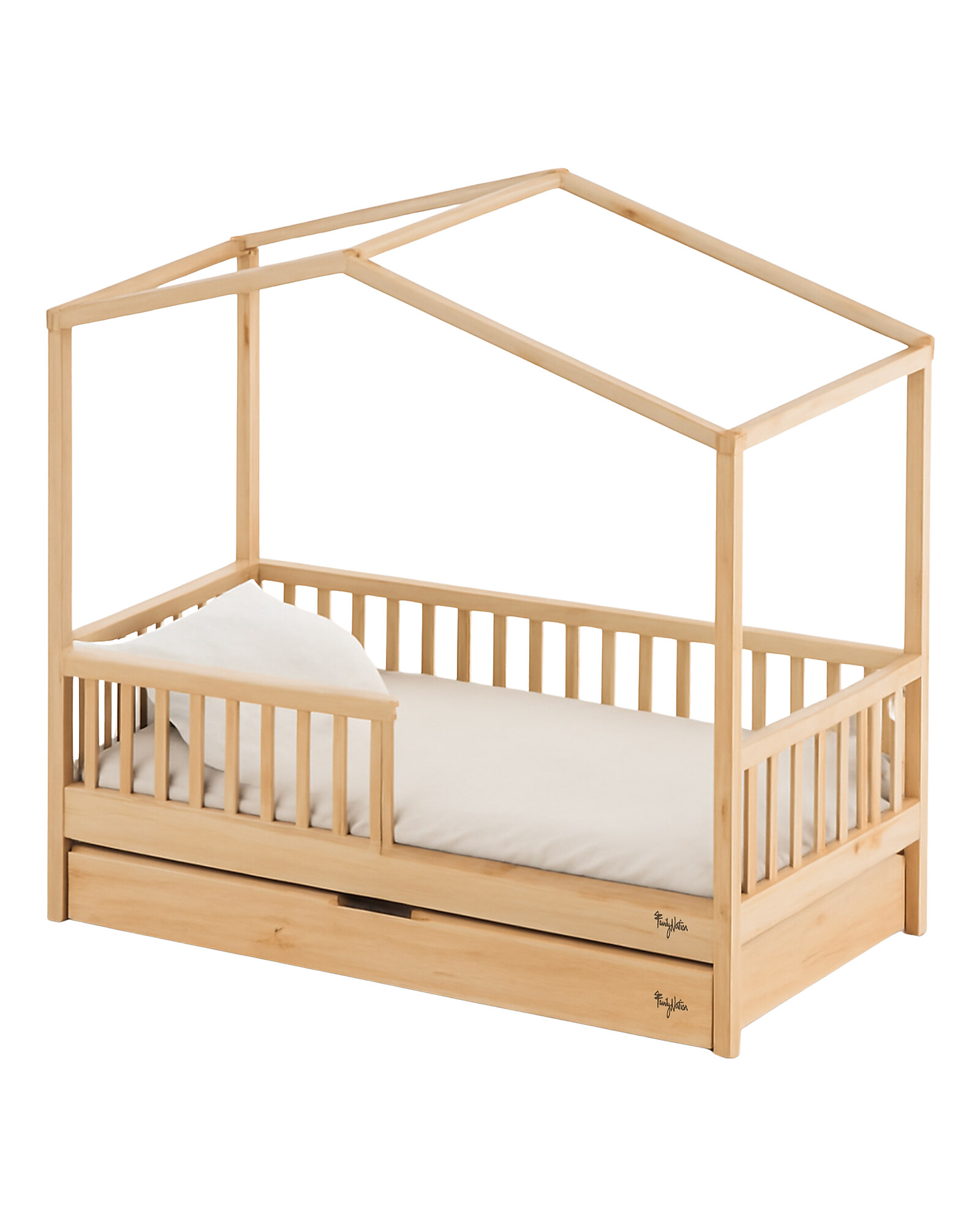 Evi Montessori cassetto letto estraibile 195x90 contenitore