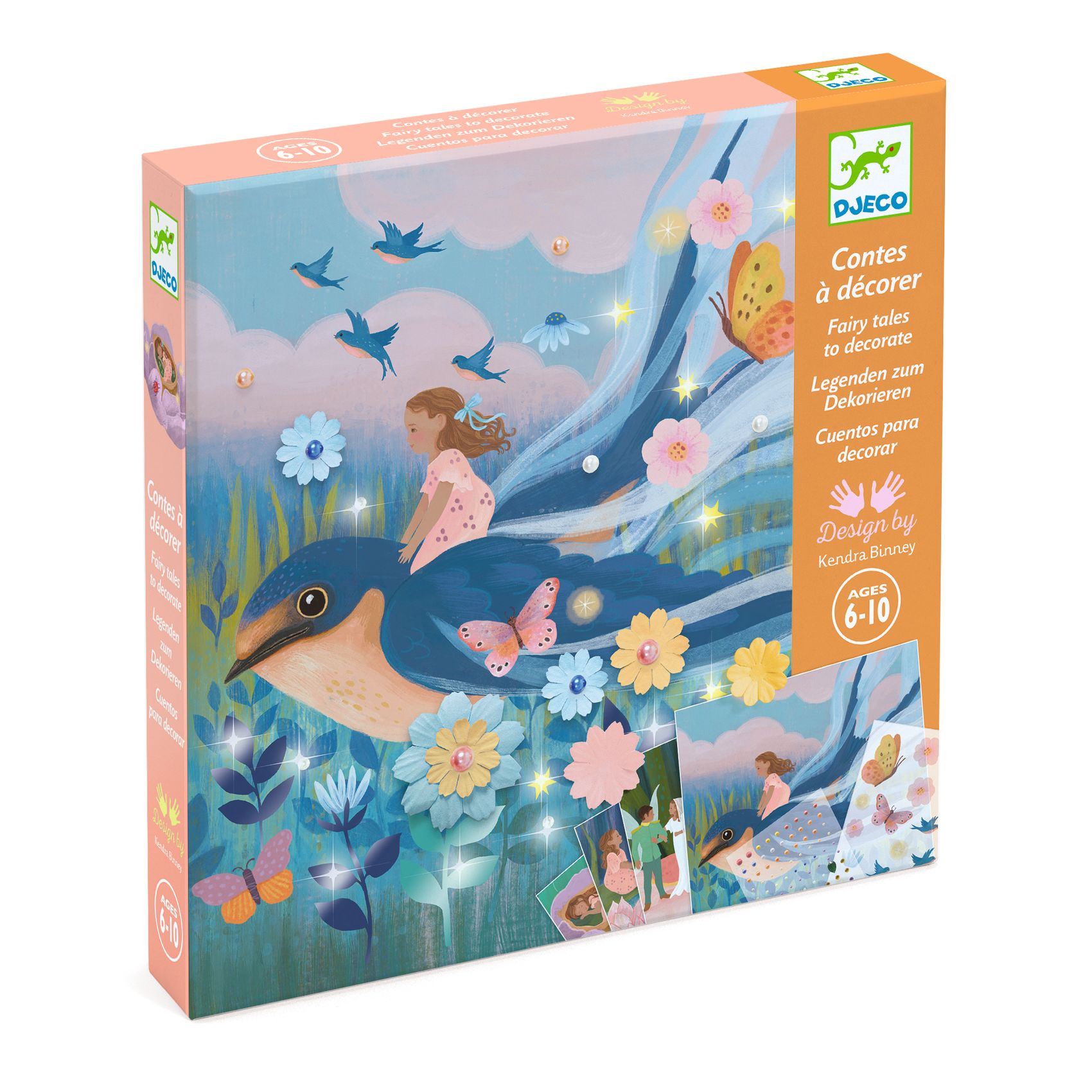 Djeco Pollicina kit creativo bambini 4 attività