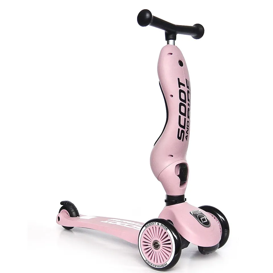 Scoot and Ride Highwaykick 1 monopattino rosa 2in1