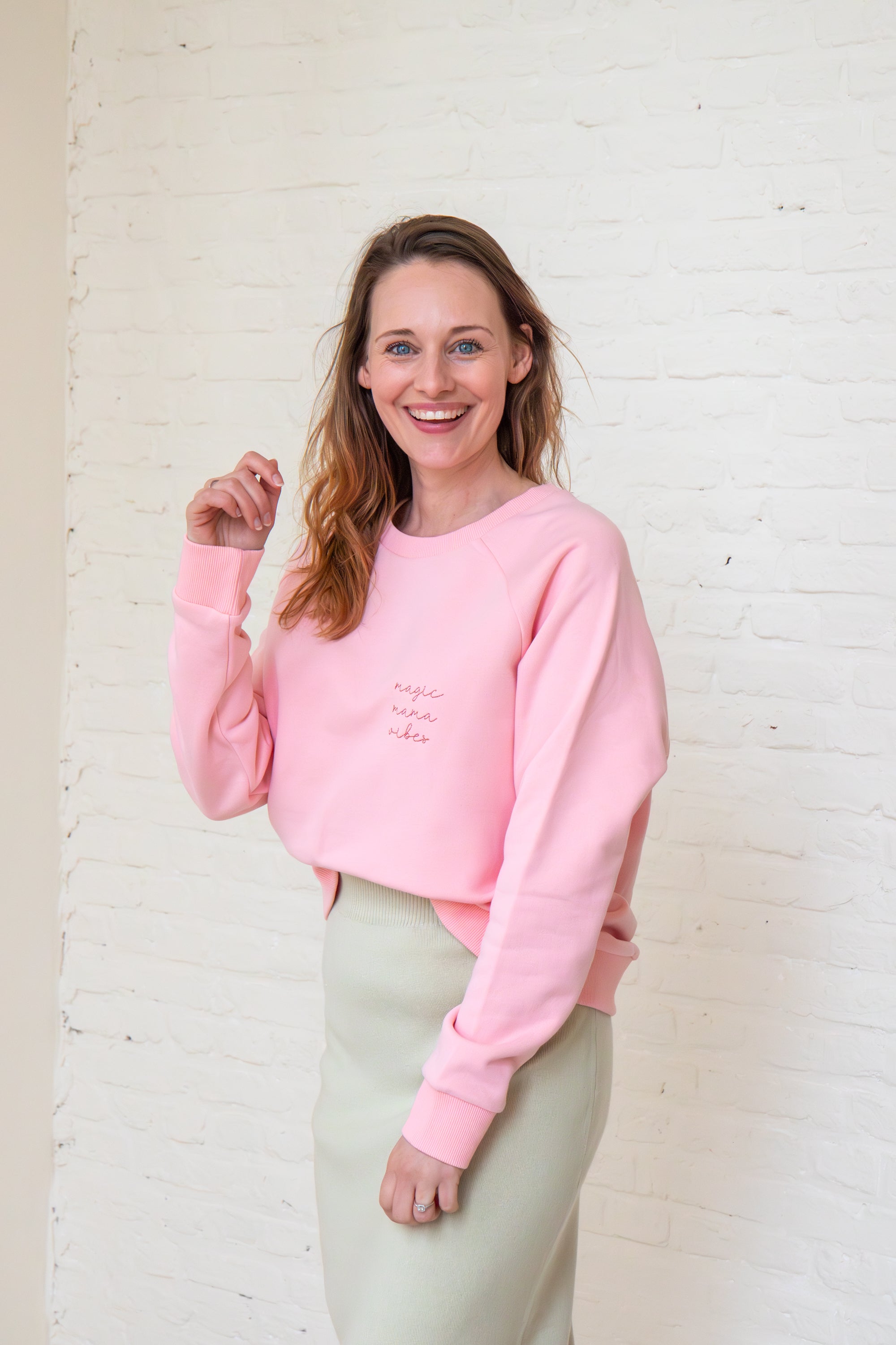 Ella and Rapha MAMA Classic Fit felpa rosa cherry blossom