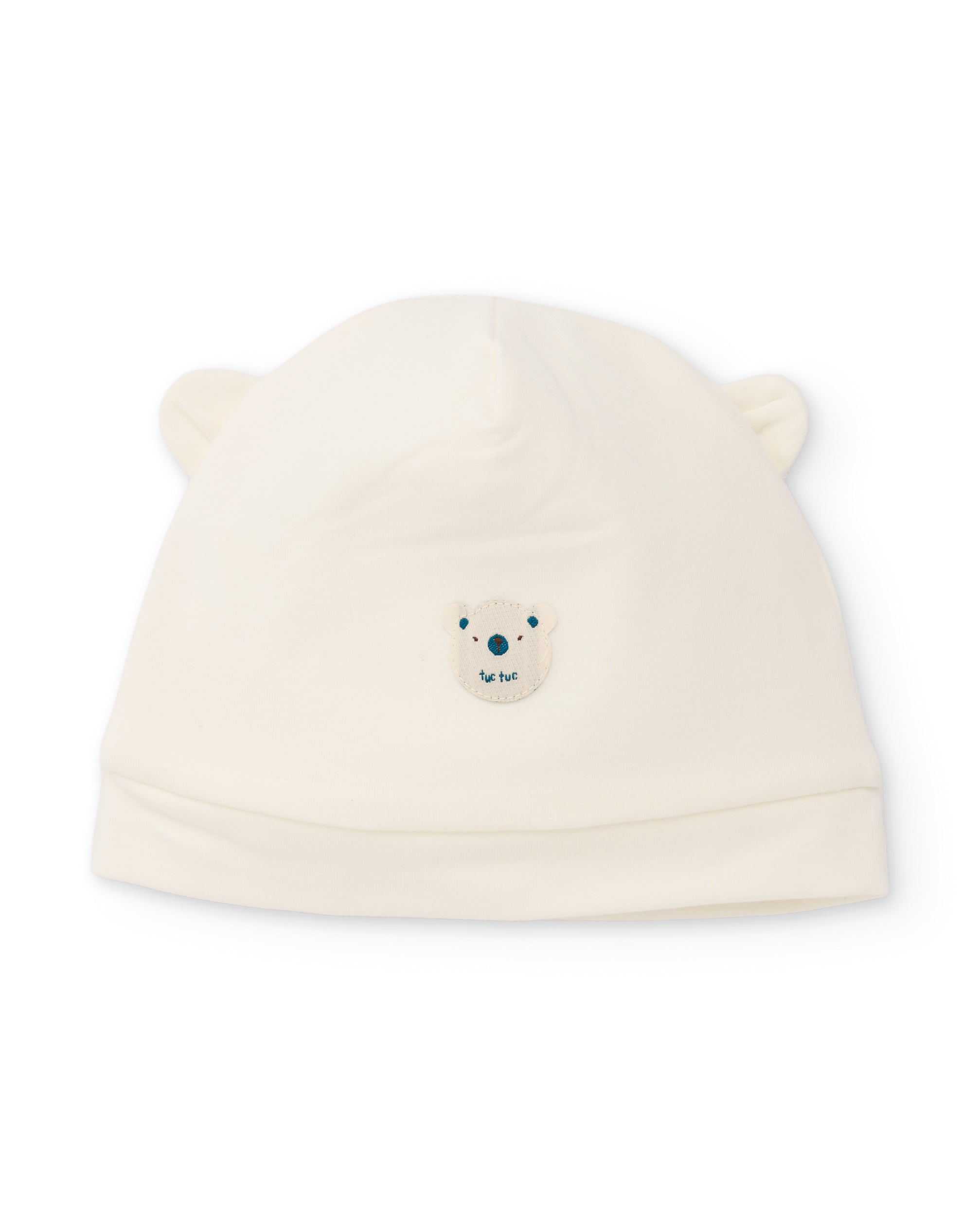 Tuc Tuc cappello neonato crudo orsetto maglia