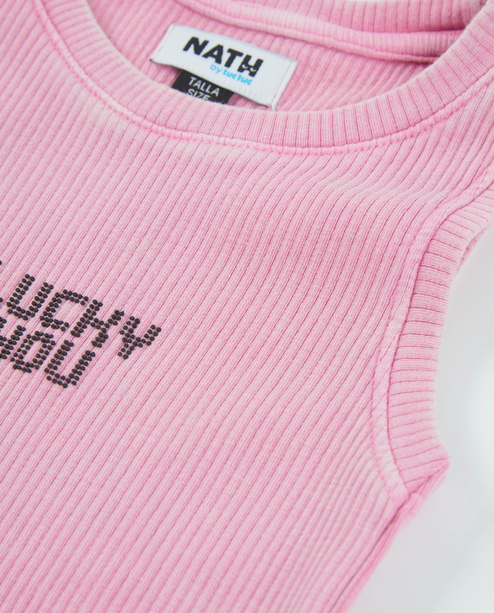 Tuc Tuc vestito bambina rosa a coste Lucky You