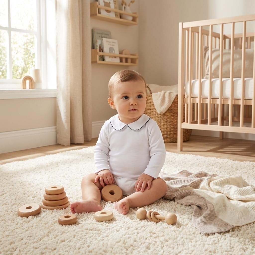 Babidu Polo body neonato piqué cotone manica corta