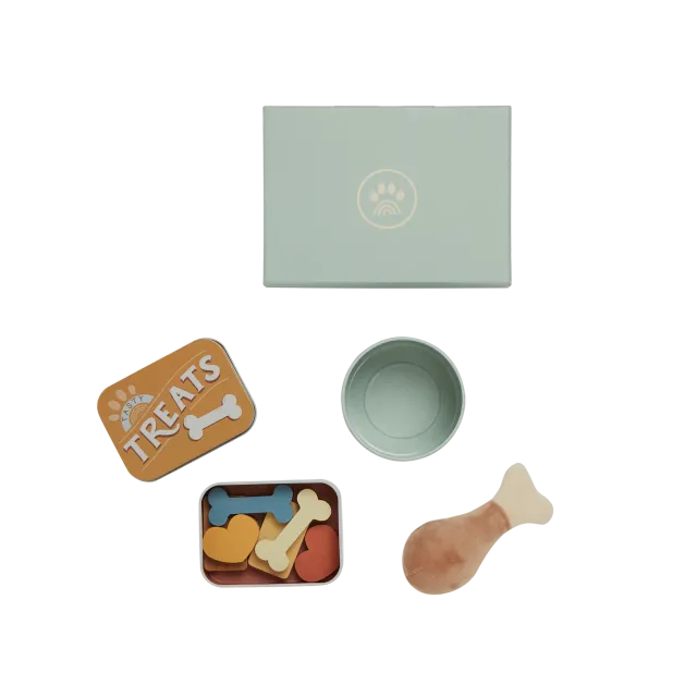 OlliElla Dinkum Dogs Goodie Set accessori magnetici legno