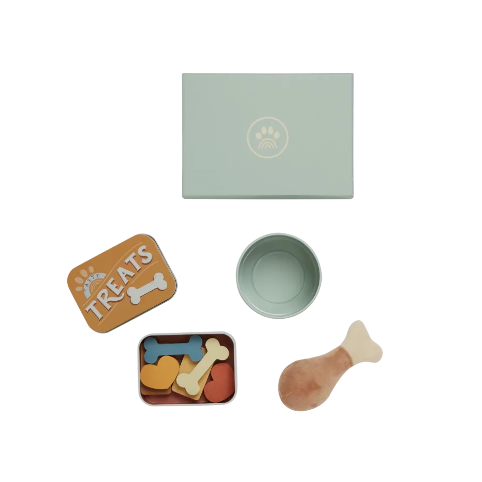 OlliElla Dinkum Dogs Goodie Set accessori magnetici legno