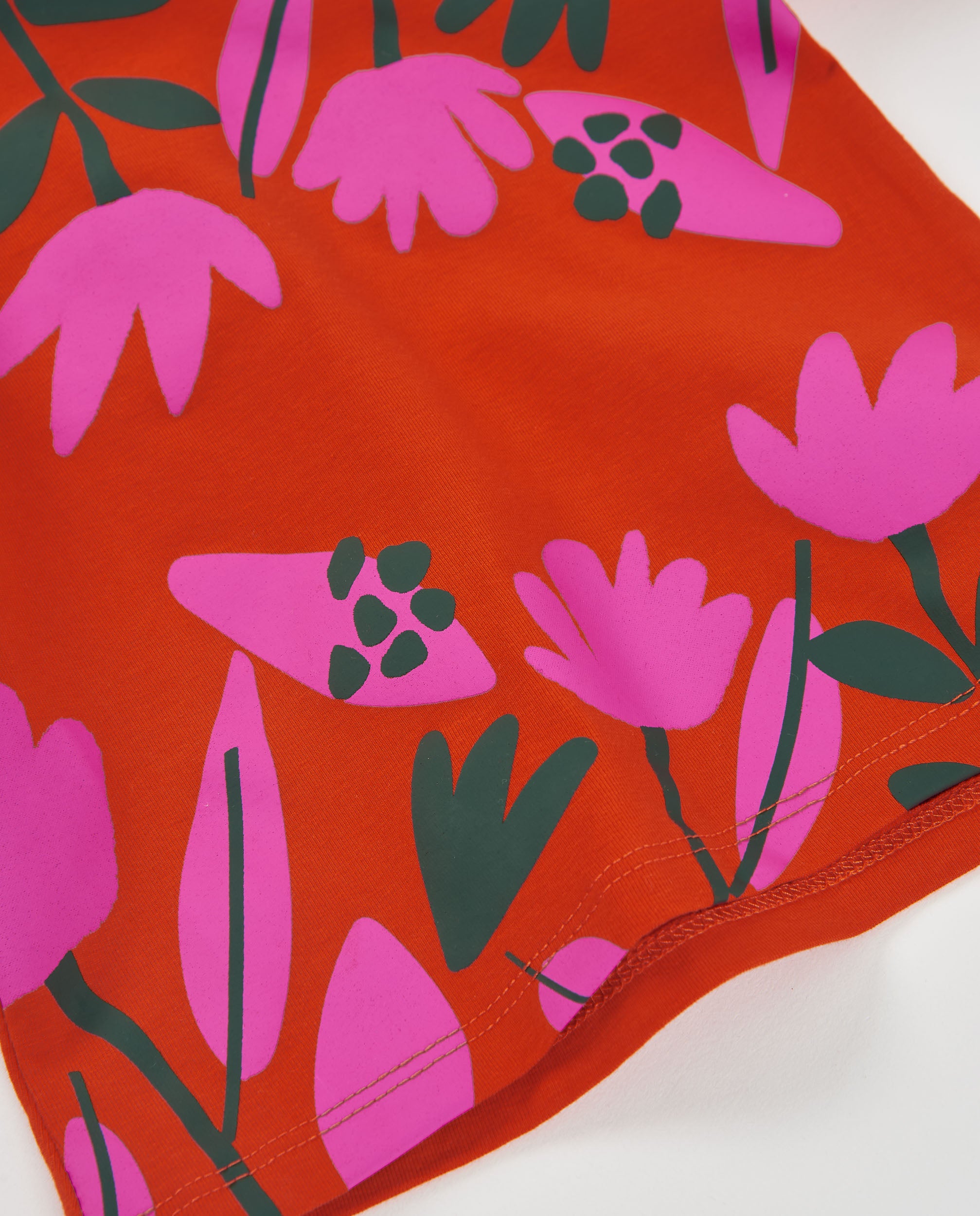Tuc Tuc maglia bambina arancione fiori manica lunga