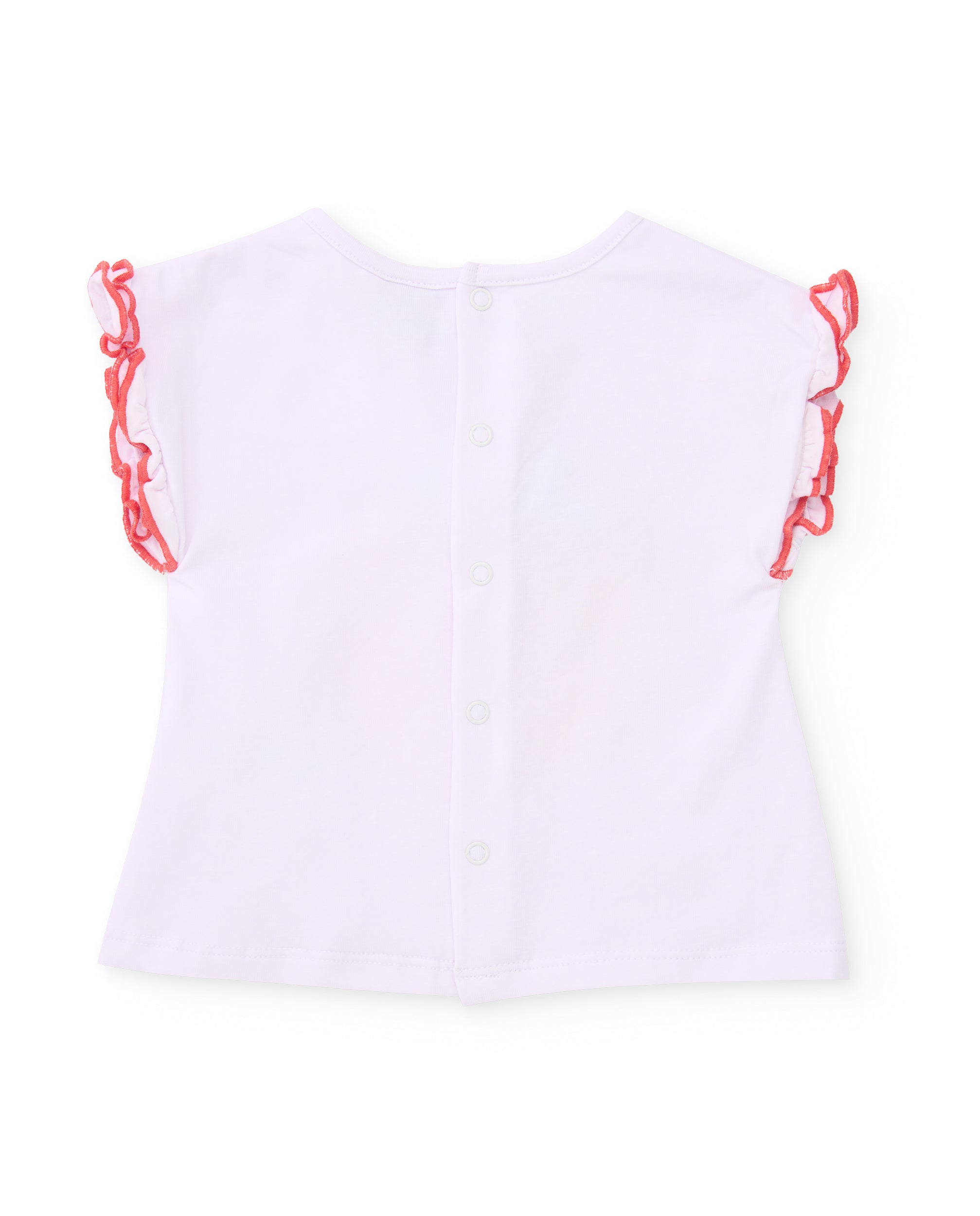 Tuc Tuc completino neonata maglia fragola bianco rosa