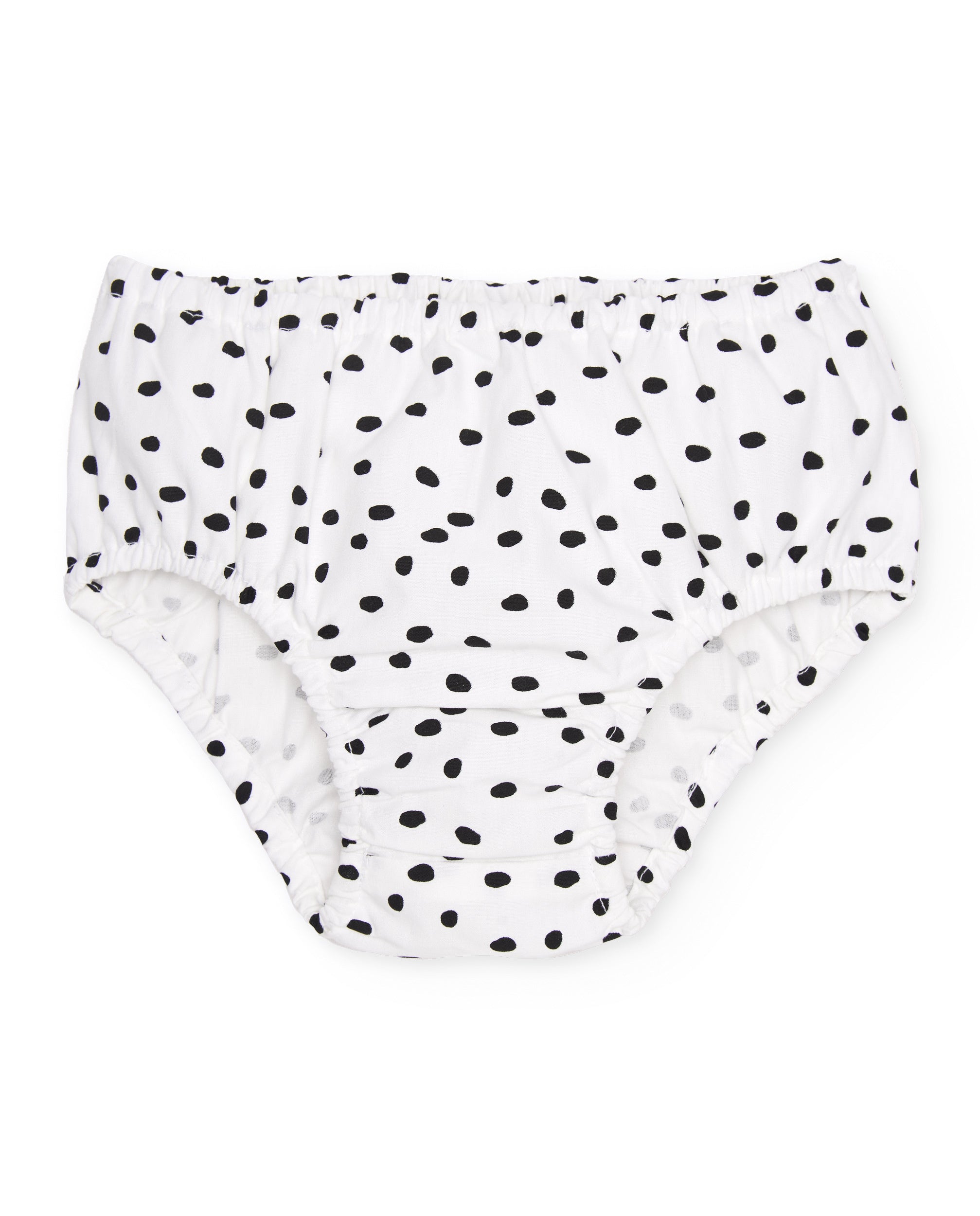 Tuc Tuc vestito neonata pois bianco con mutandina