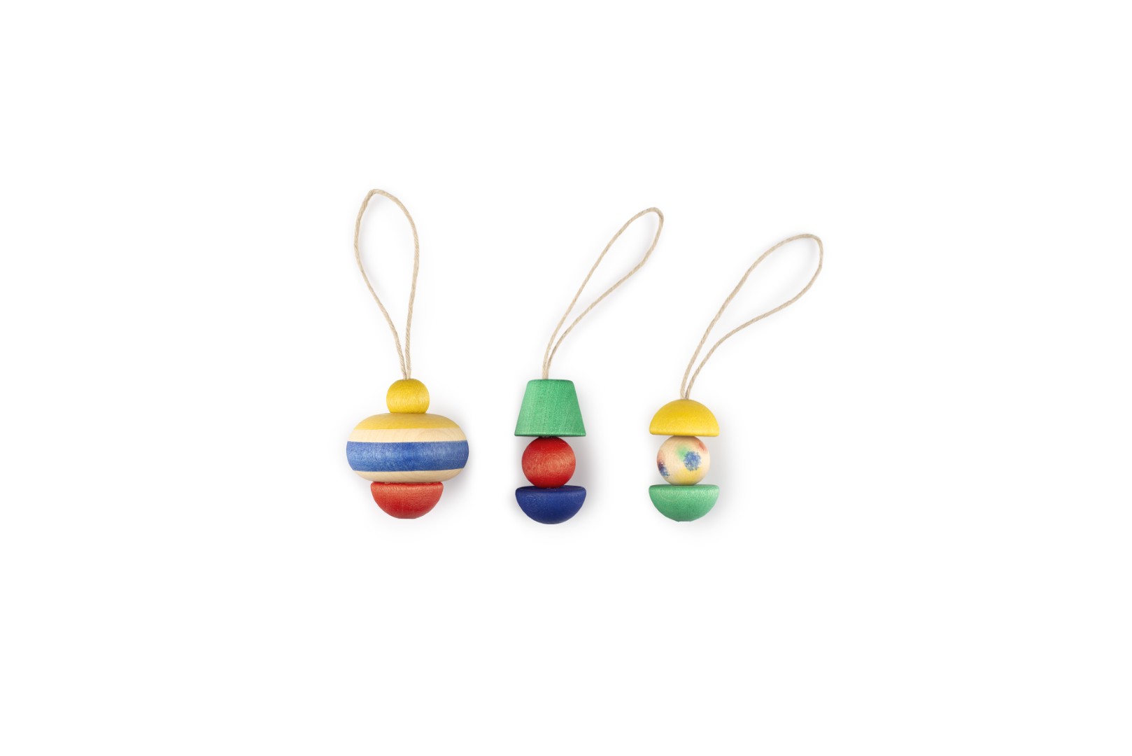 Grapat Ornaments N°9 Pure Shine decorazioni legno 3 pezzi