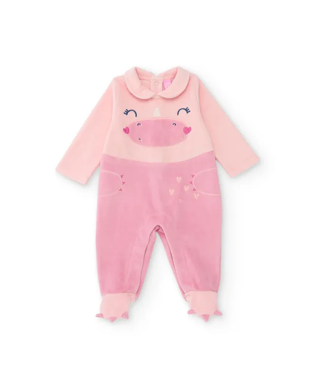 Tuc Tuc tutina neonata rosa peluche dinosauro