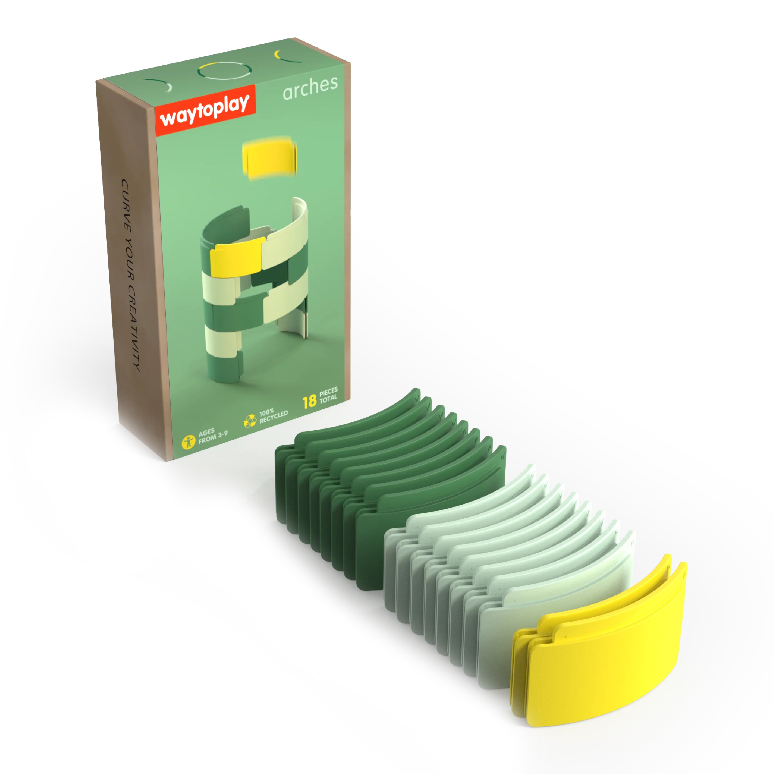 Waytoplay Arches Starter Set Costruzioni 18 Pezzi