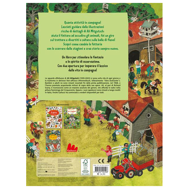 Gallucci La Fattoria libro affresco bambini