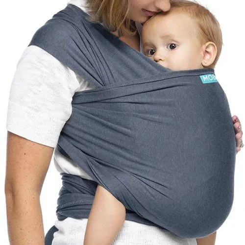 Moby Wrap Evolution fascia porta bebè Denim cotone