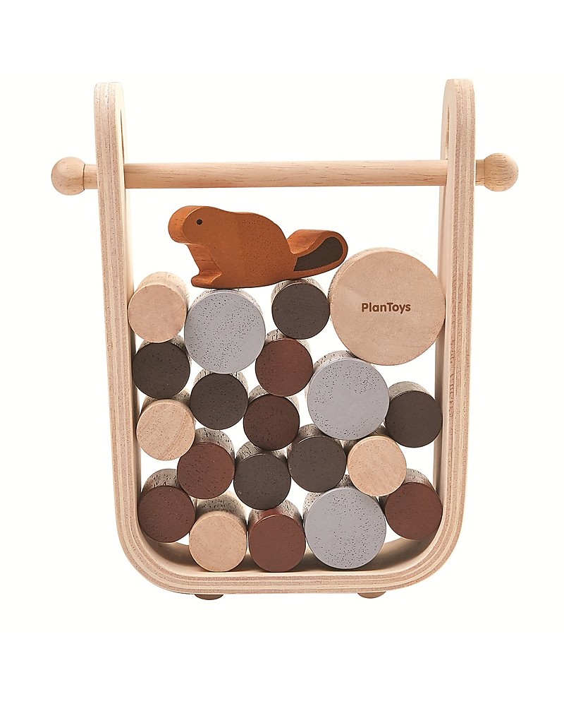 Plan Toys Timber Tumble gioco equilibrio diga castori