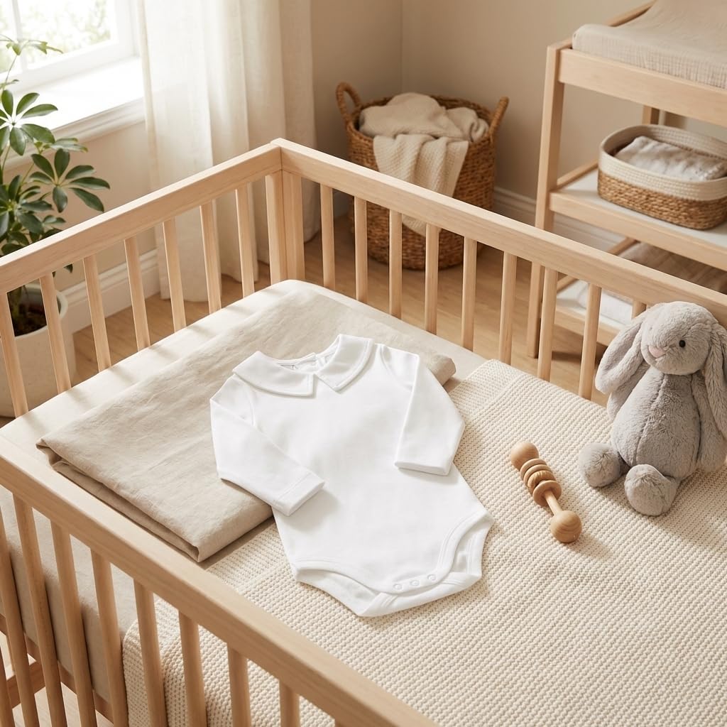 Babidu body maniche lunghe collo polo bianco 3 mesi